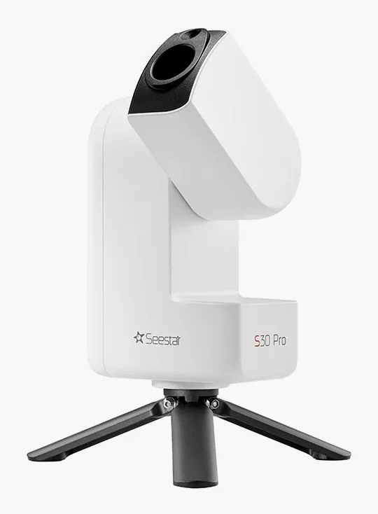 ZWO Seestar S30 Pro, seen at an angle, view 2