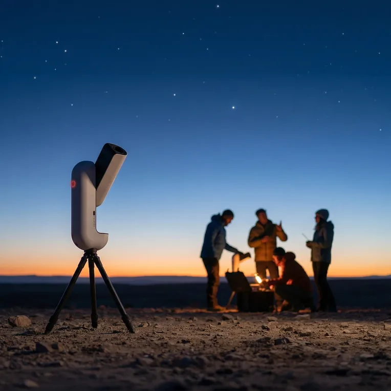 Vaonis Vespera Pro II, set up outdoors, view 2